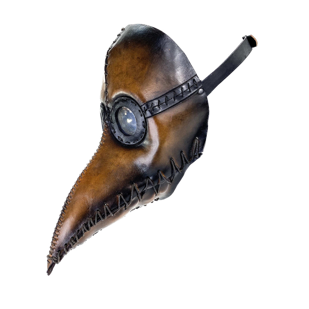 Plague Doctor Handmade Genuine Leather Mask