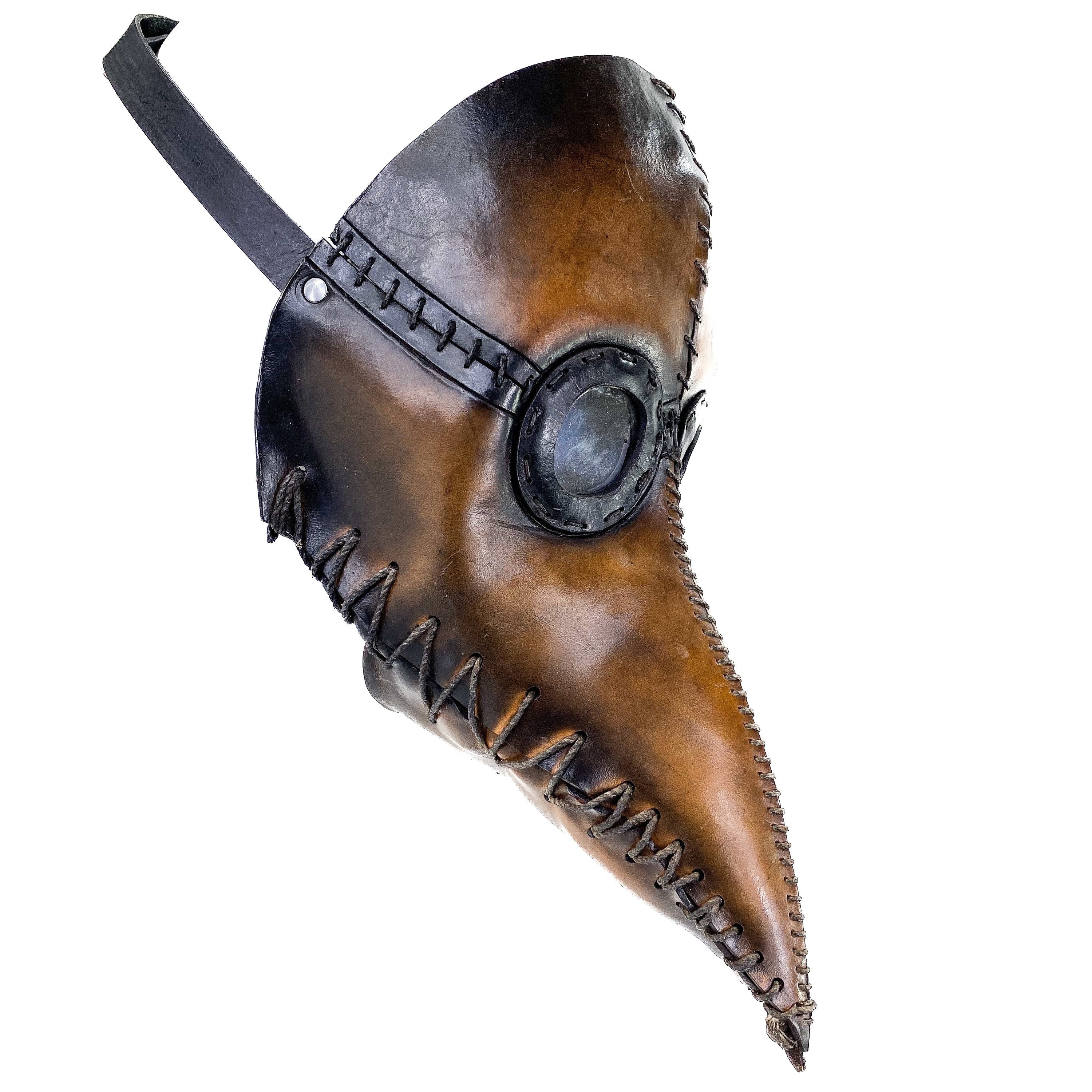 Plague Doctor Handmade Genuine Leather Mask