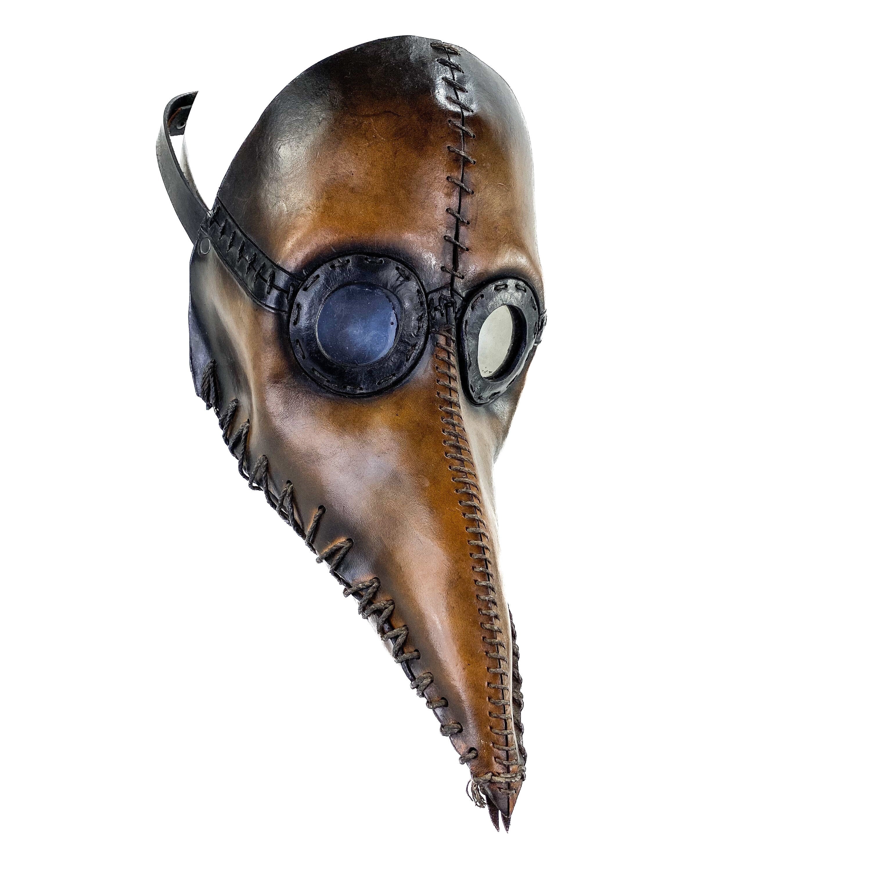 Plague Doctor Handmade Genuine Leather Mask