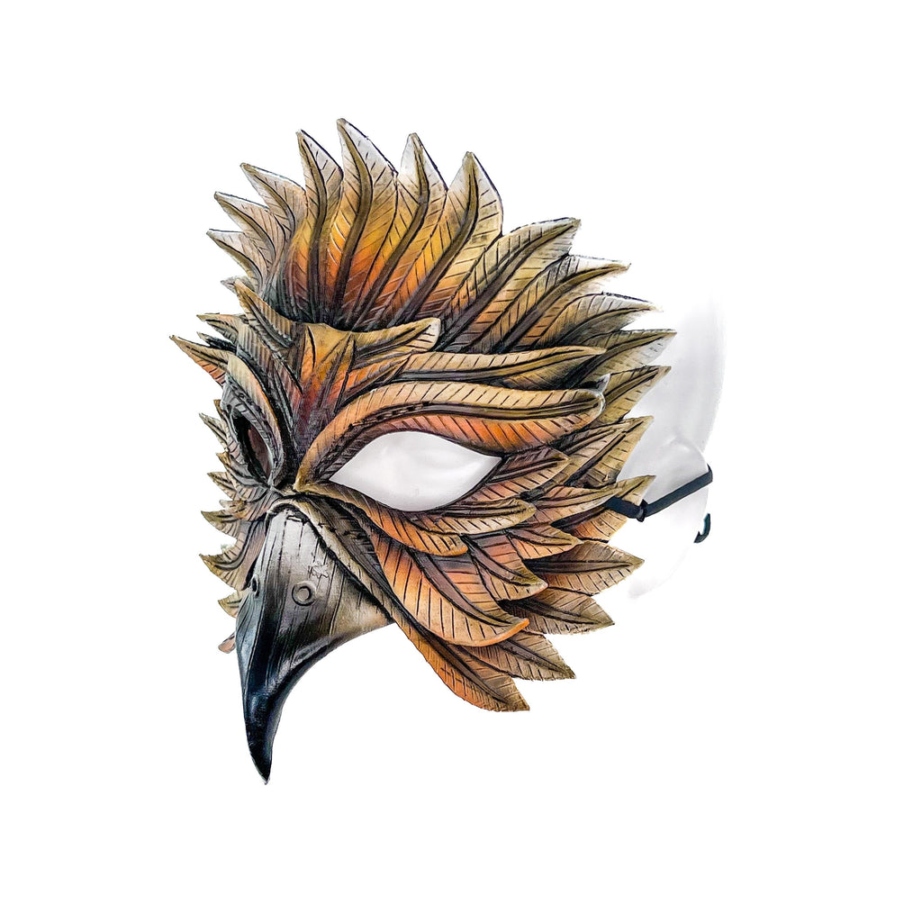 Hawk Handmade Genuine Leather Mask