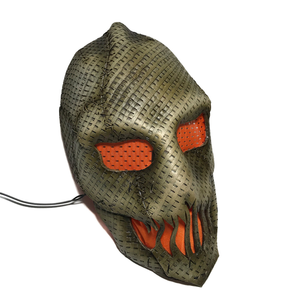 Scarecrow Mask Handmade Genuine Leather Mask in Brown