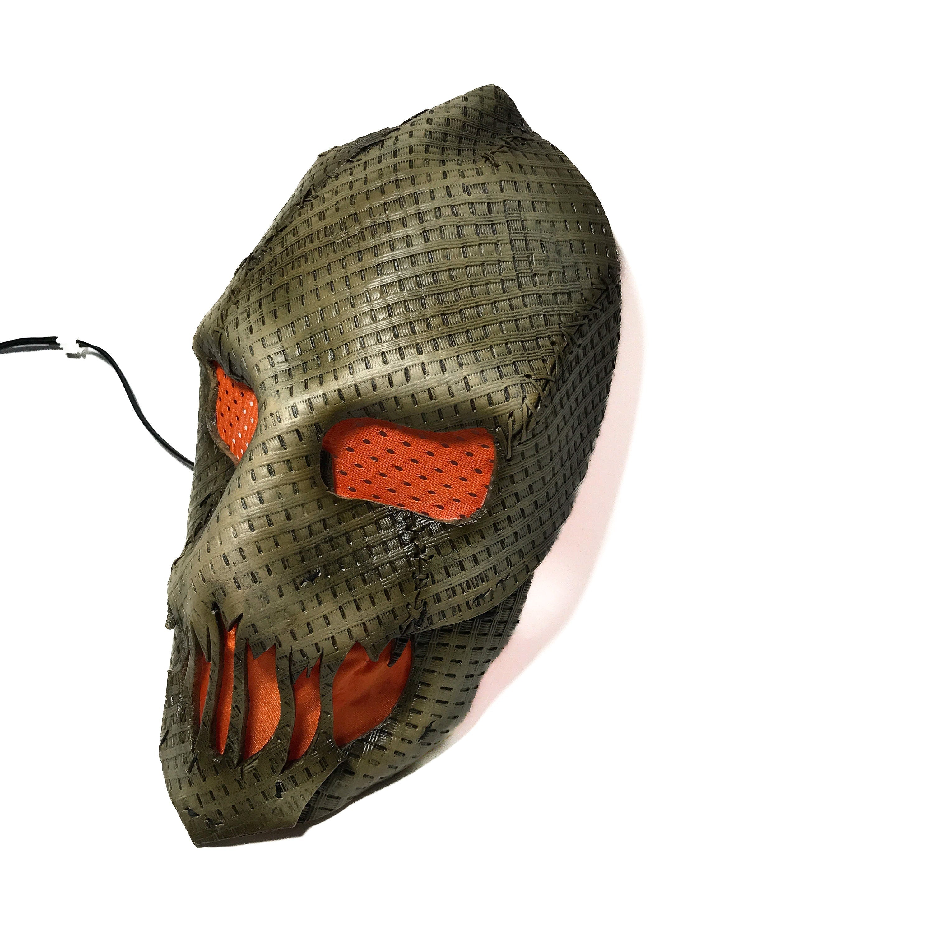 Scarecrow Mask Handmade Genuine Leather Mask in Brown