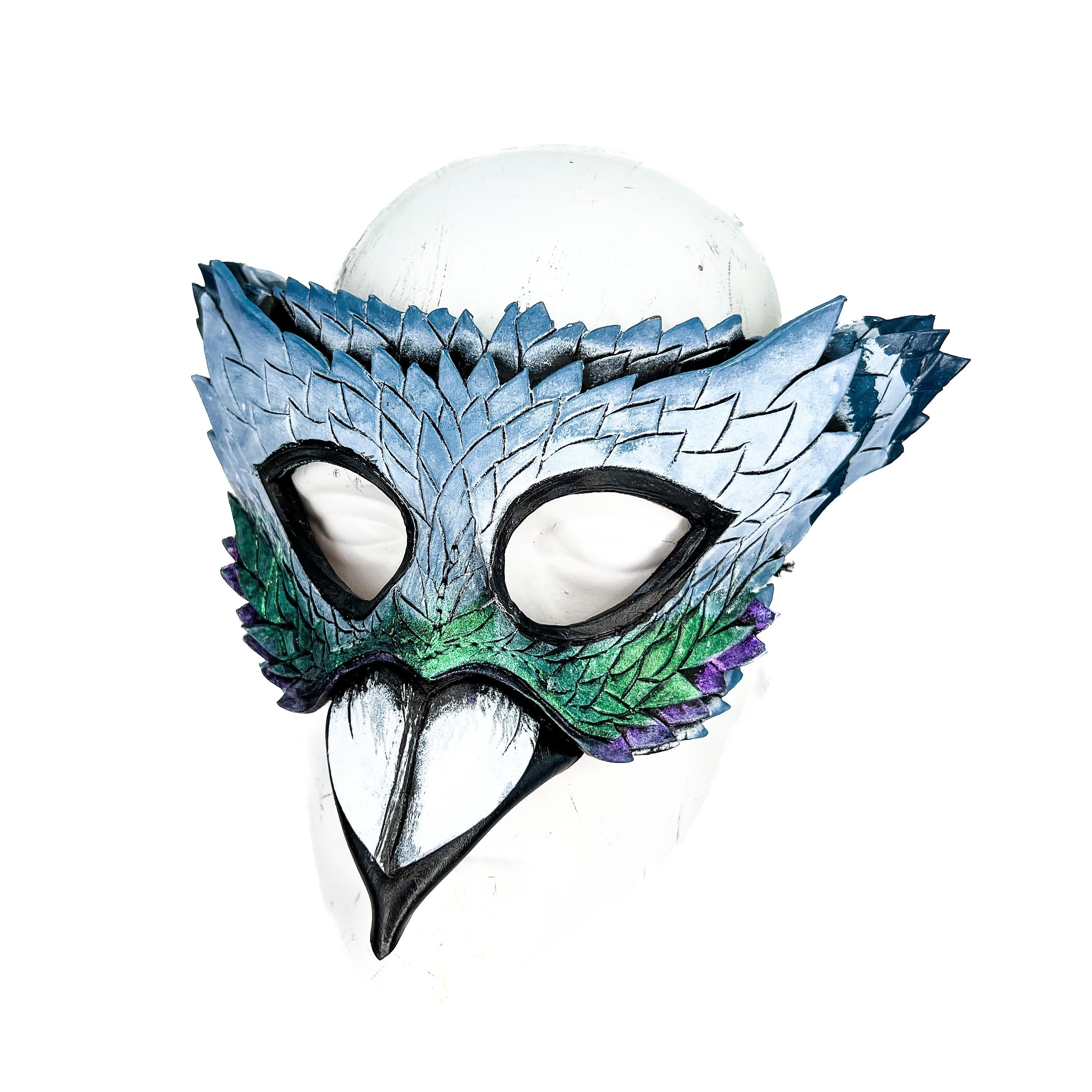 Pigeon Handmade Genuine Leather Mask