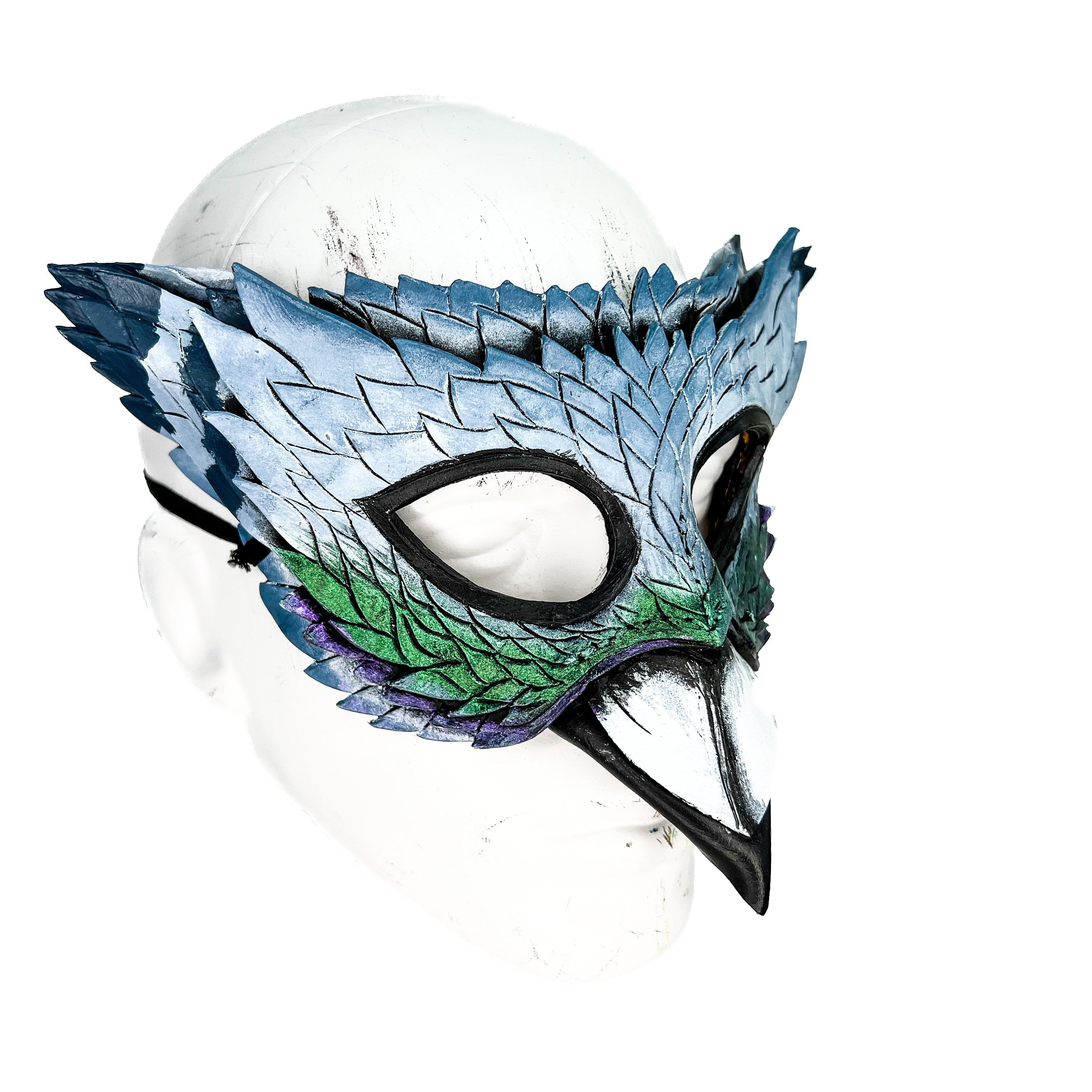 Pigeon Handmade Genuine Leather Mask