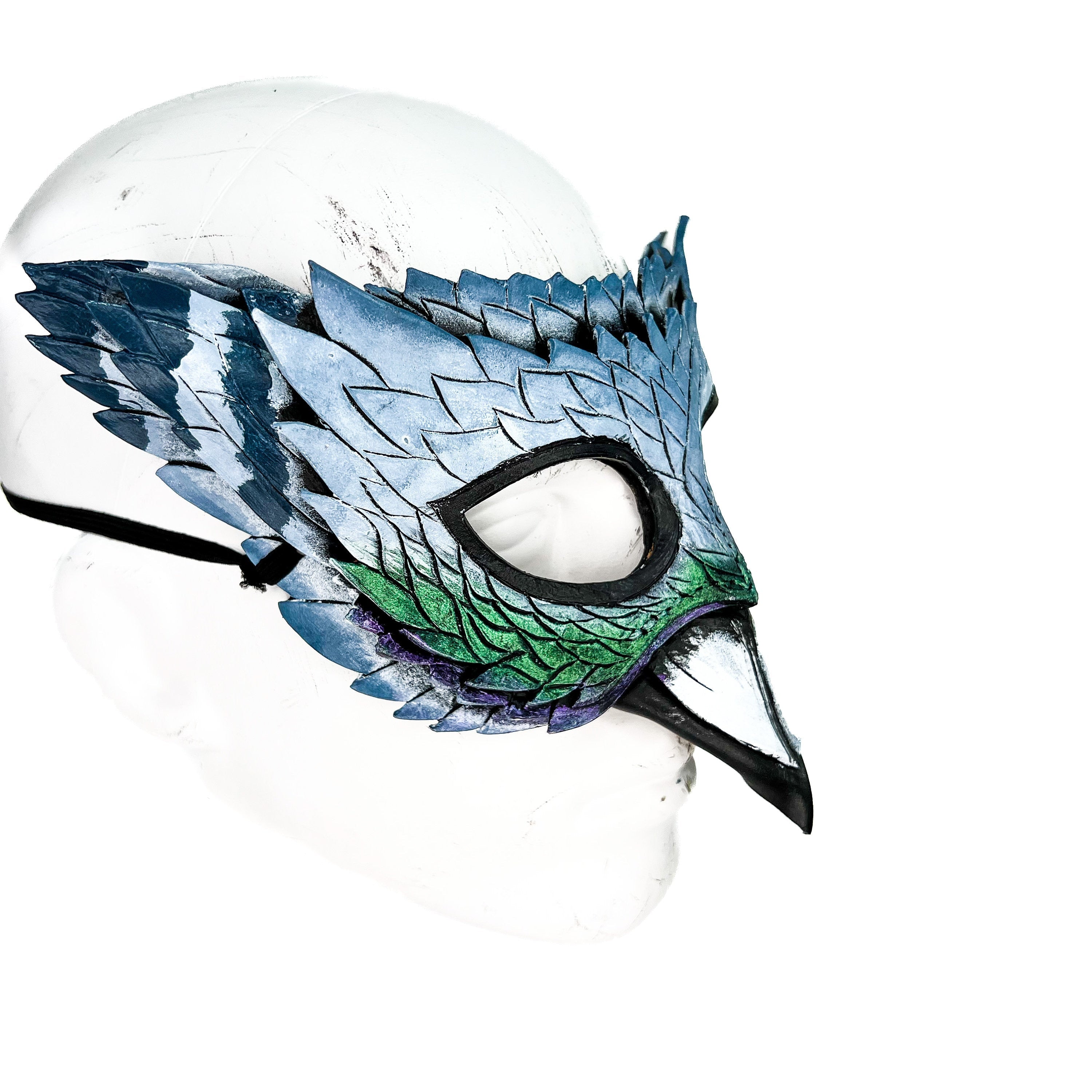 Pigeon Handmade Genuine Leather Mask