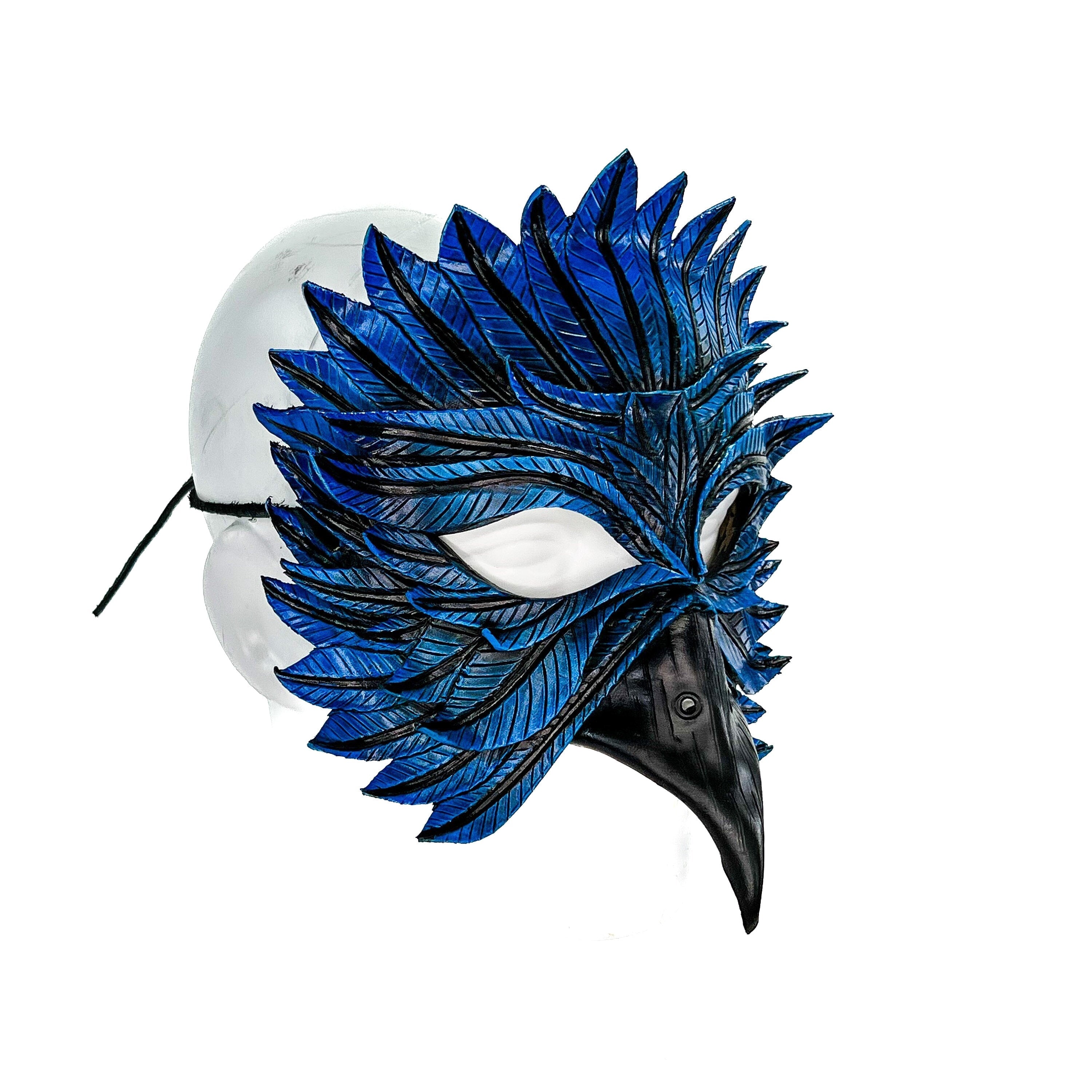 Bluebird Handmade Genuine Leather Mask