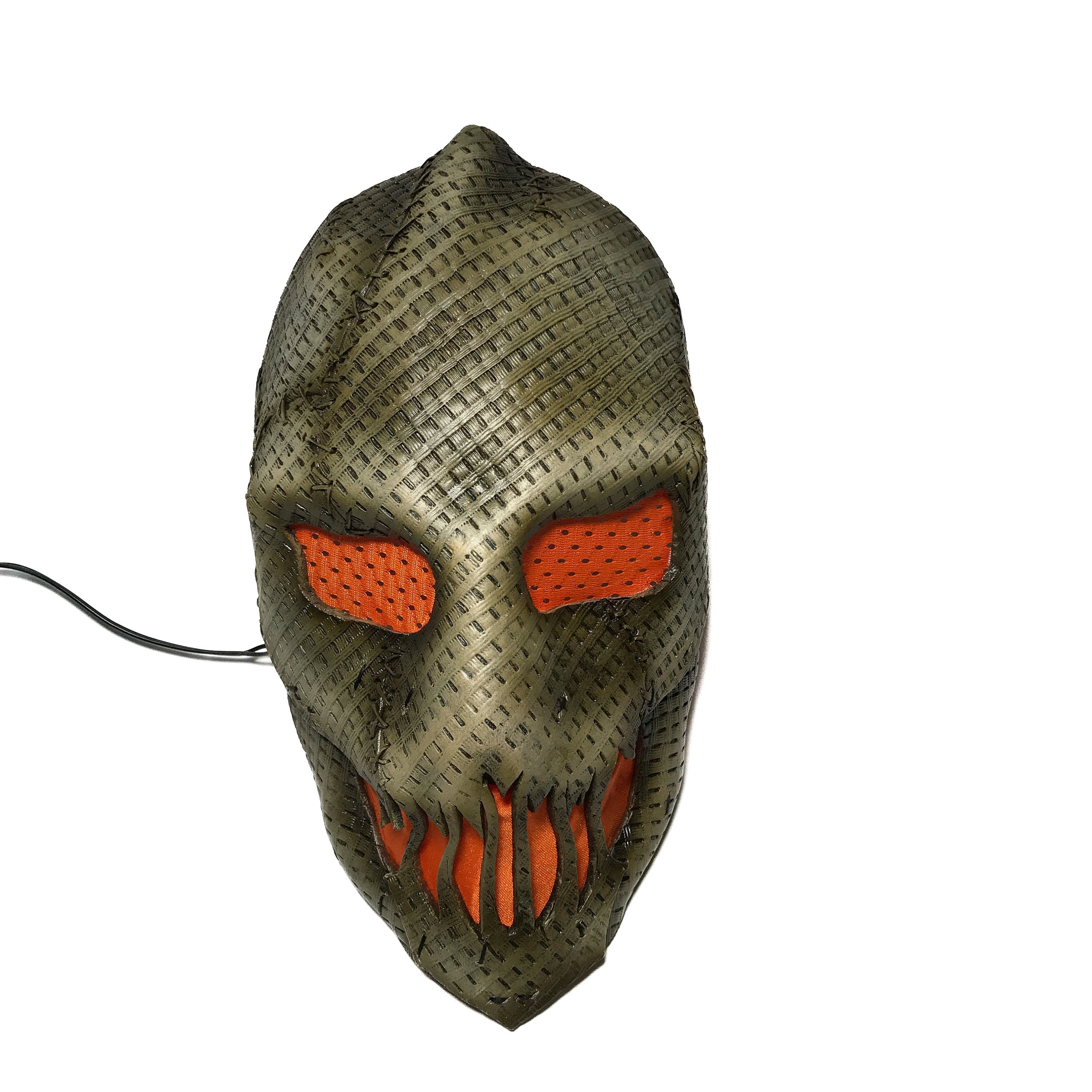 Scarecrow Mask Handmade Genuine Leather Mask in Brown