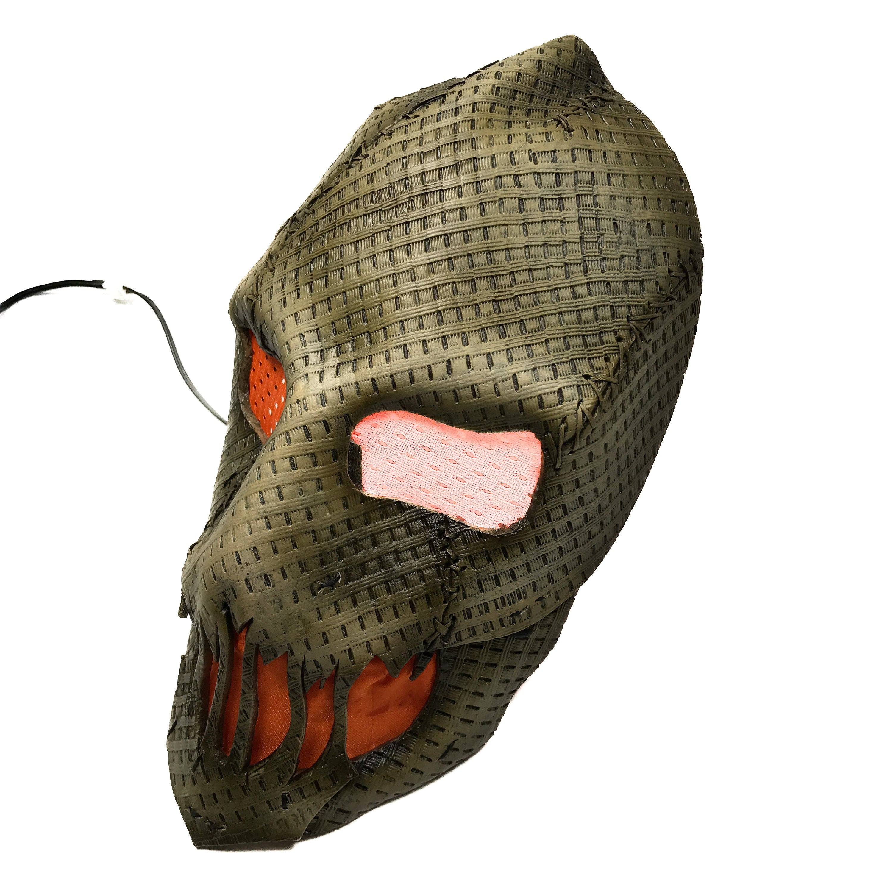 Scarecrow Mask Handmade Genuine Leather Mask in Brown