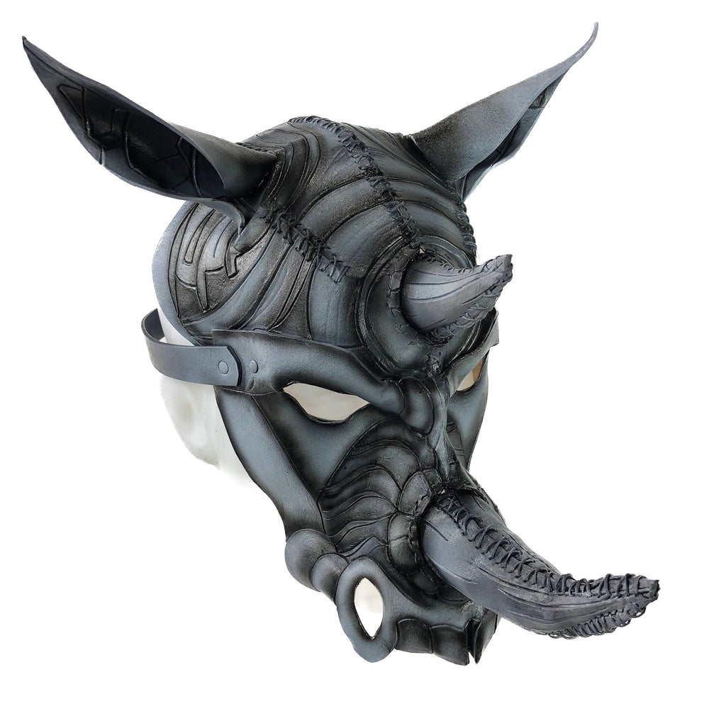Rhino Handmade Genuine Leather Mask
