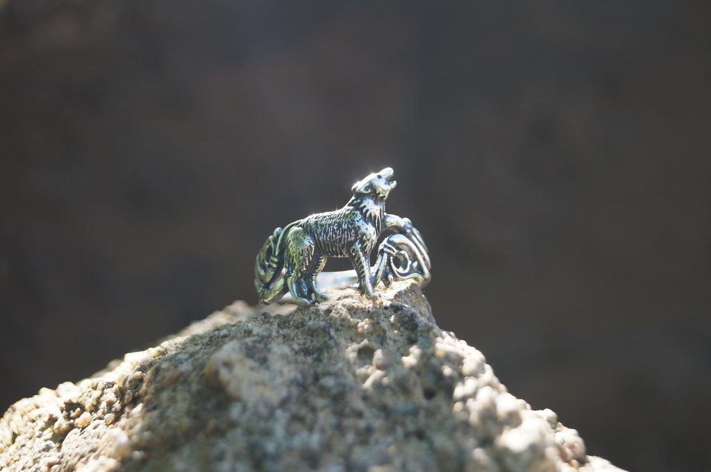 Fenrir Wolf Viking Ring