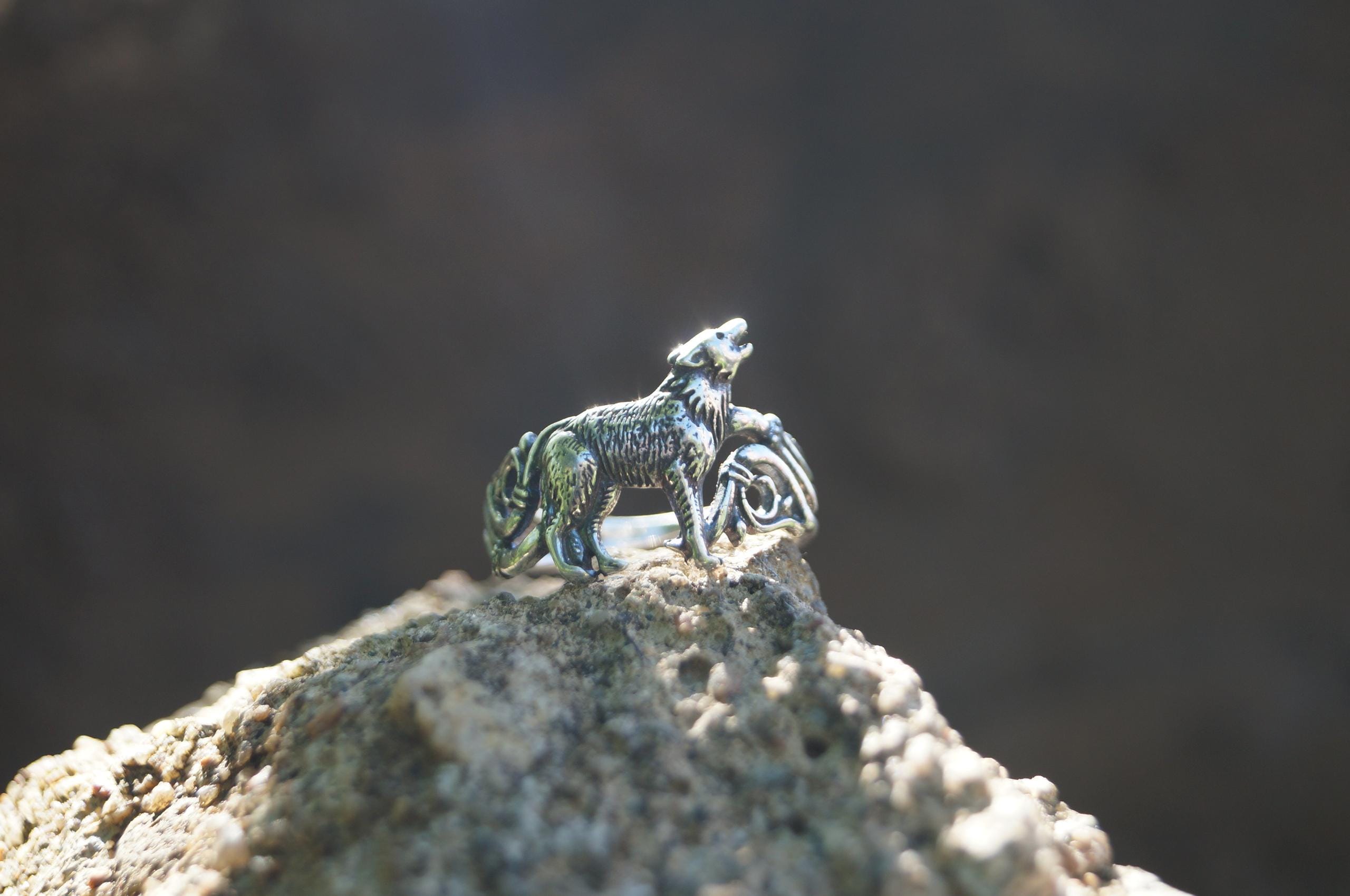Fenrir Wolf Viking Ring
