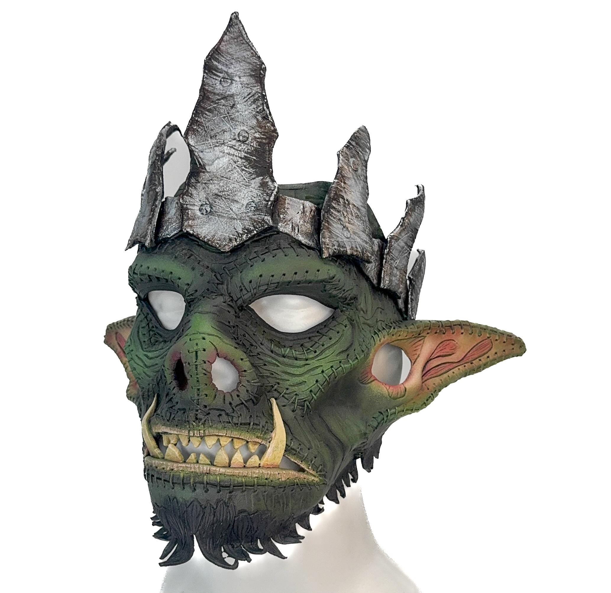 Goblin King - Handmade Mask for Halloween, Performance or Cosplay Costume