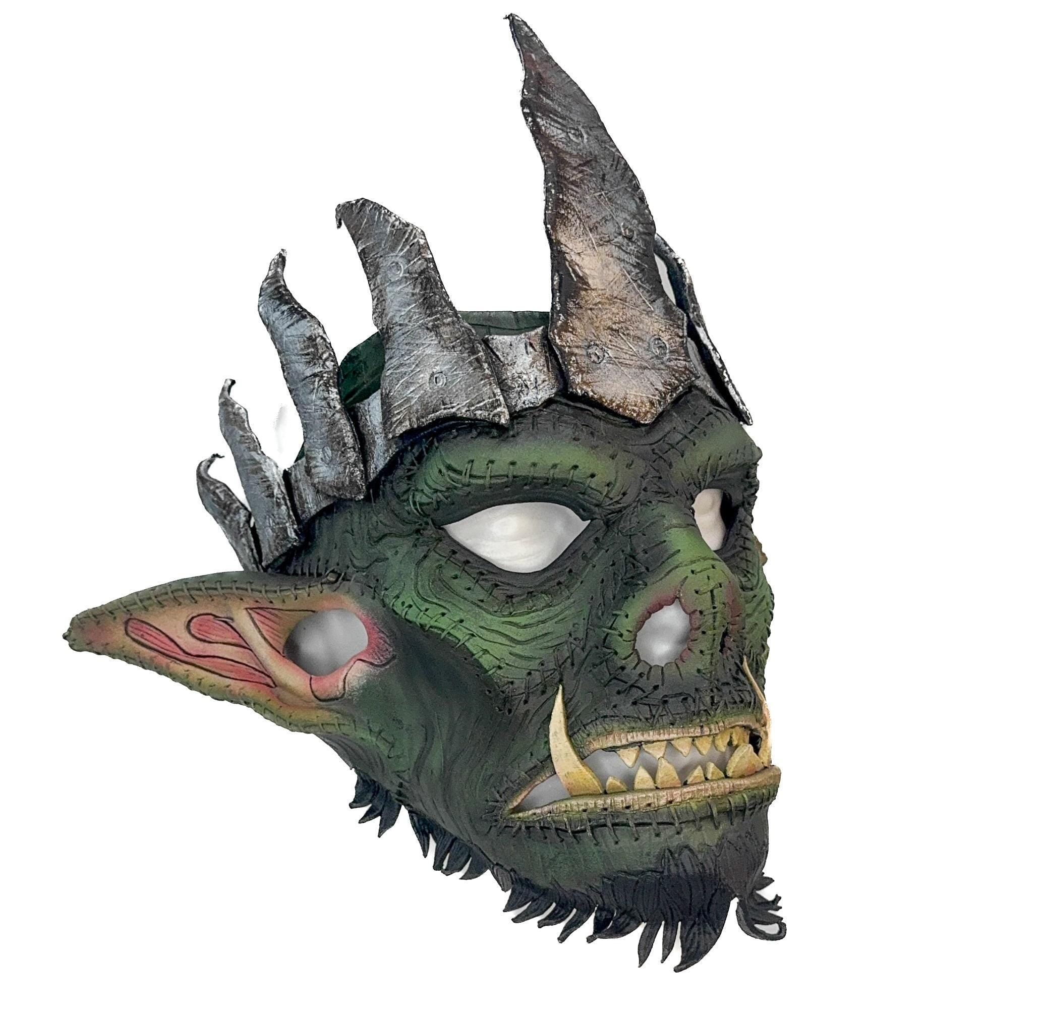 Goblin King - Handmade Mask for Halloween, Performance or Cosplay Costume