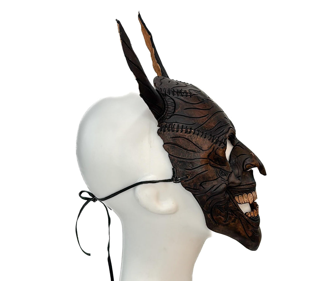 Maniacal Demon - Handmade Mask for Halloween, Performance or Cosplay Costume