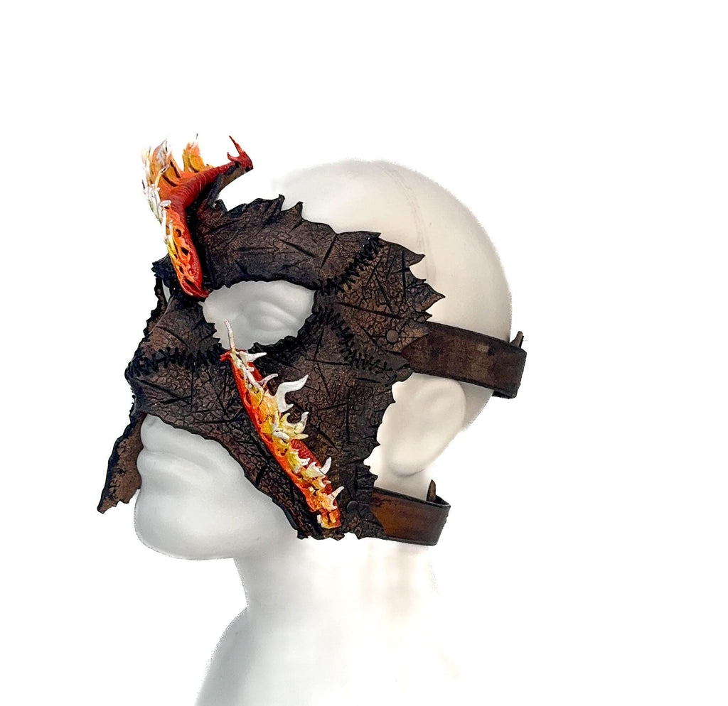 In Flames - Handmade Mask for Halloween, Performance or Cosplay Costume