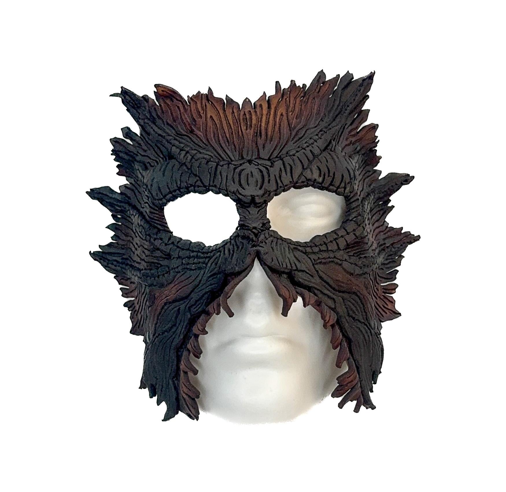 World's End - Handmade Leather Mask for Halloween, Performance or Cosplay Costume