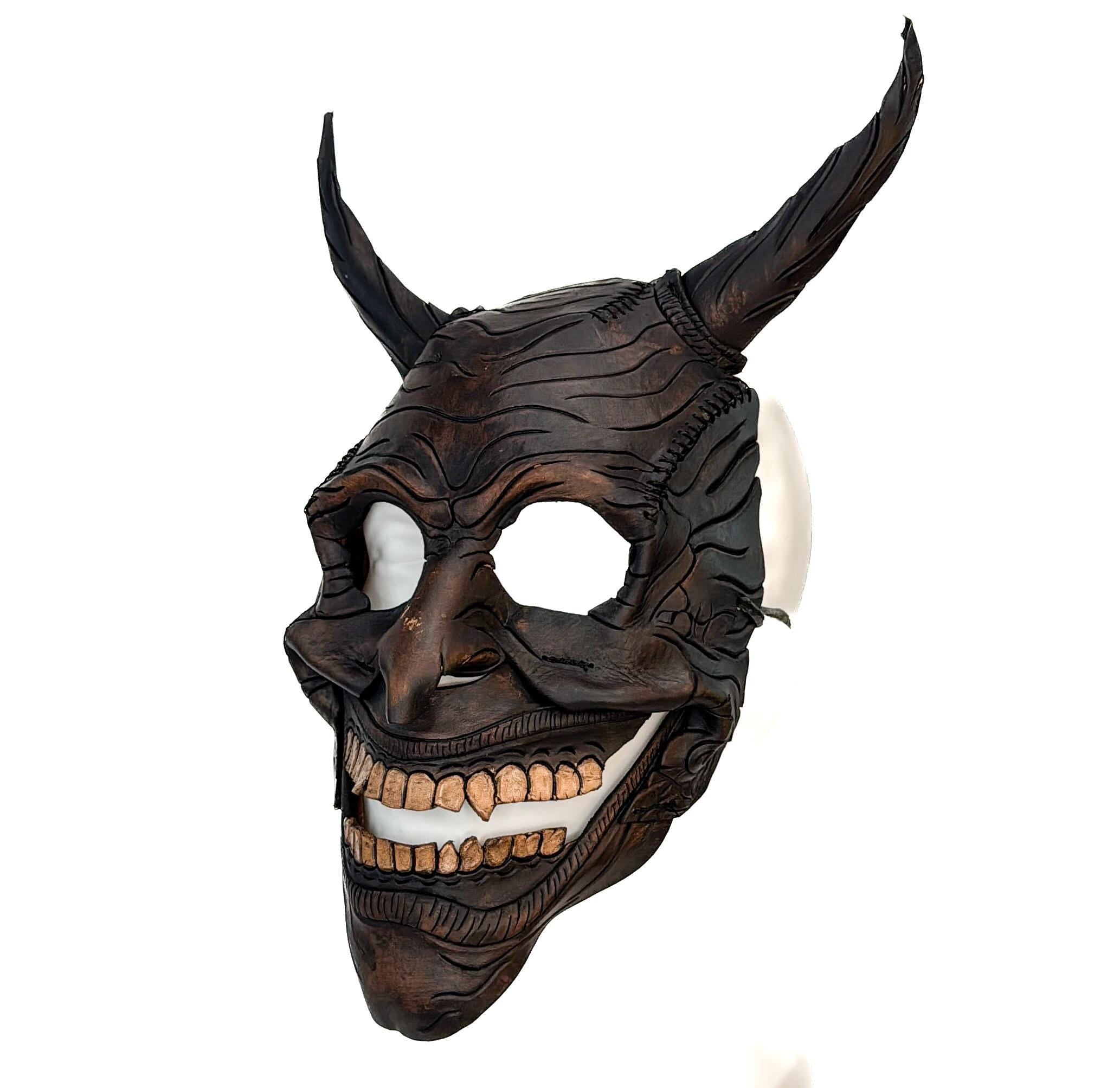 Maniacal Demon - Handmade Mask for Halloween, Performance or Cosplay Costume