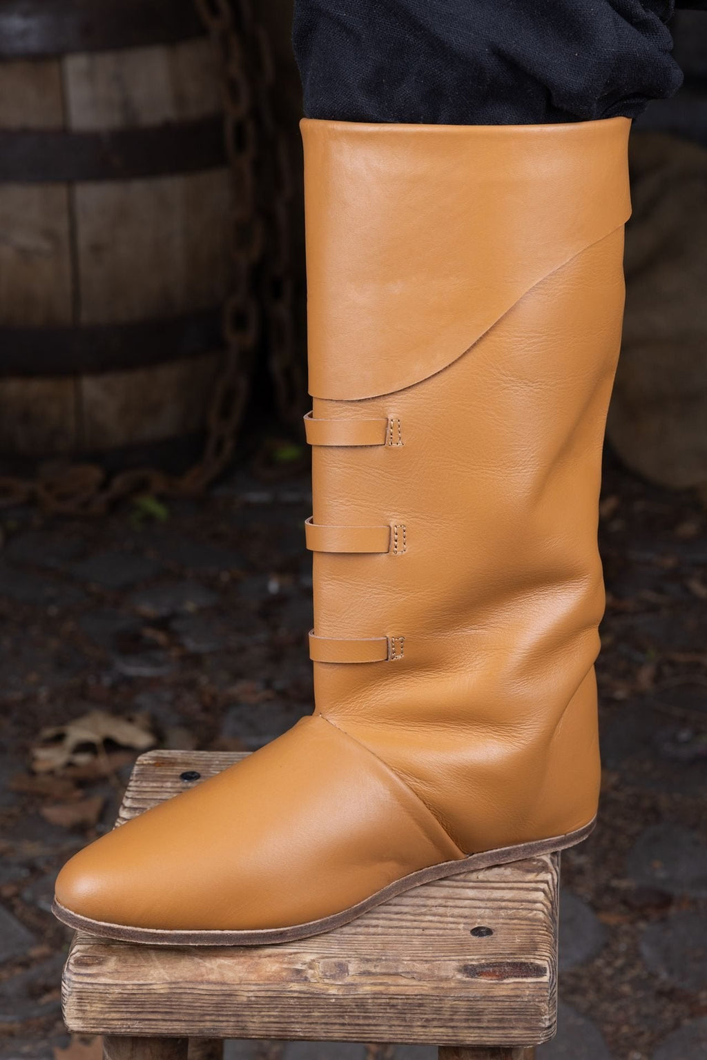 Medieval Boots Ernest Light Brown