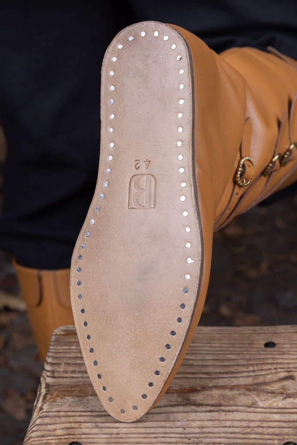 Medieval Boots Ernest Light Brown