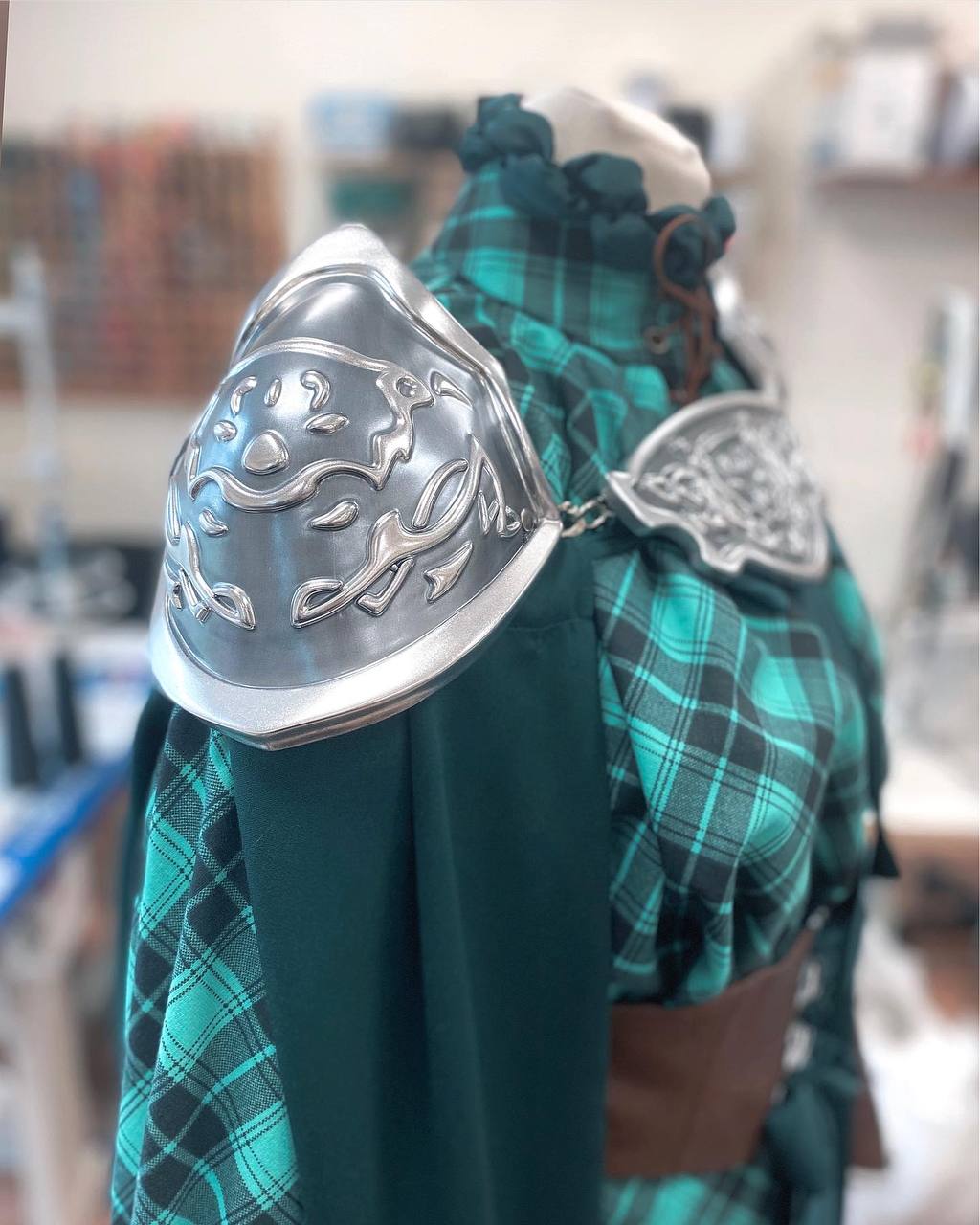 Silver Fantasy Warrior Princess Armor