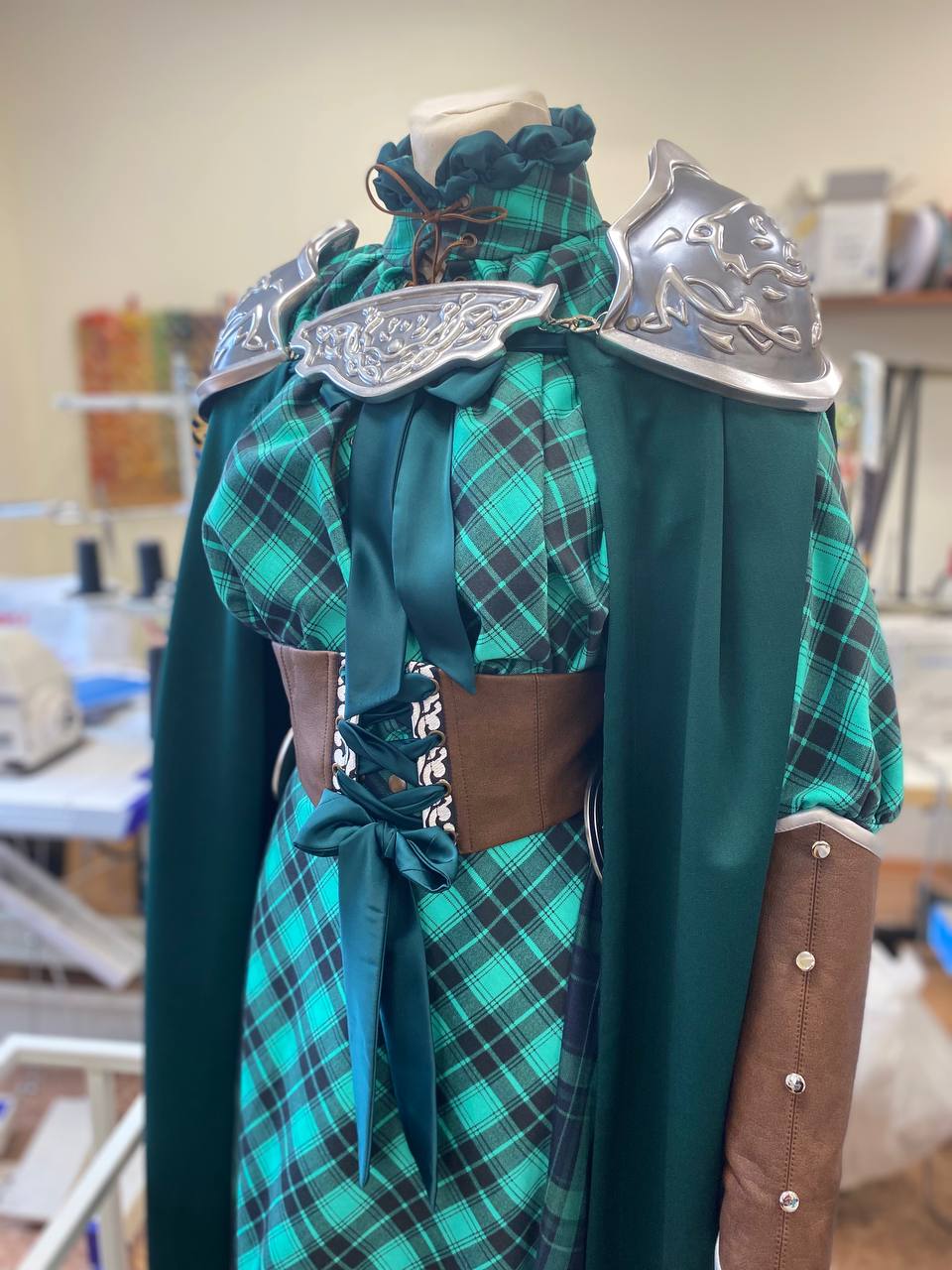 Silver Fantasy Warrior Princess Armor