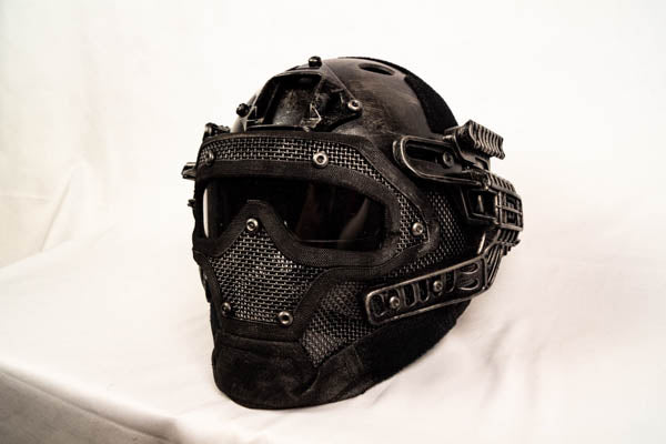Tactical Helmet and Face Mask