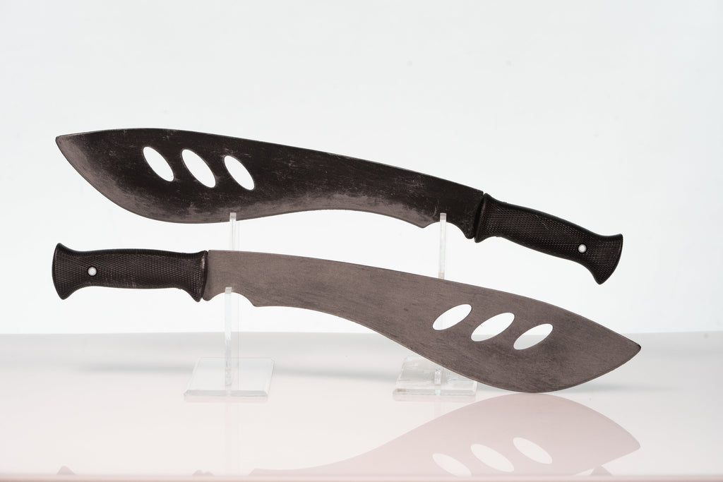 Machete Kukri Blade Safe Costume Prop with Sheath