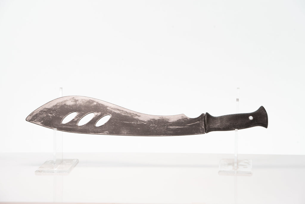 Machete Kukri Blade Safe Costume Prop with Sheath